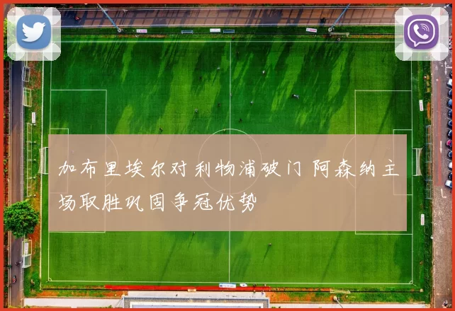 加布里埃尔对利物浦破门 阿森纳主场取胜巩固争冠优势